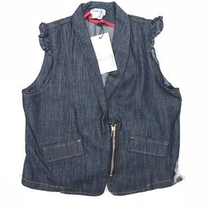 JUSTE CLE GIRLS JEAN VEST "NWT" DENIM VEST